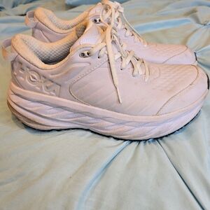 Hoka All-White Running Shoes